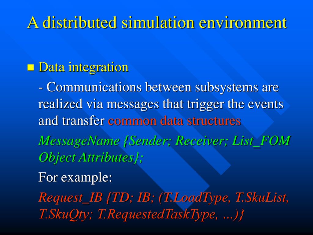 Distributed Simulation Modeling of Warehousing Operations - ppt download