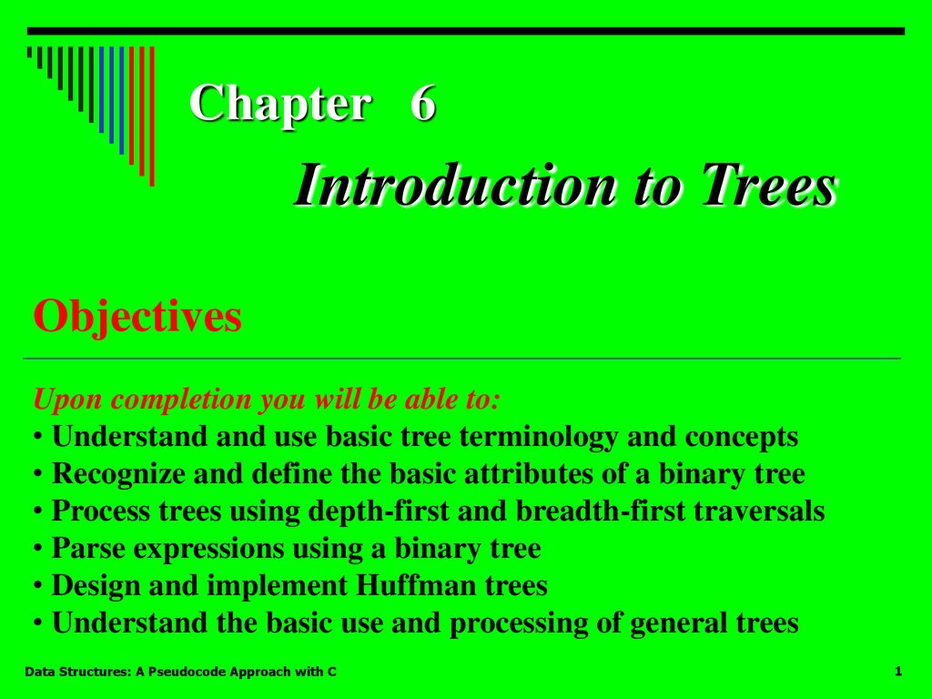 Introduction to Trees Chapter 6 Objectives - ppt download