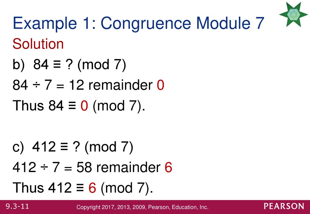 Section 9.3 Modular Arithmetic. - ppt download