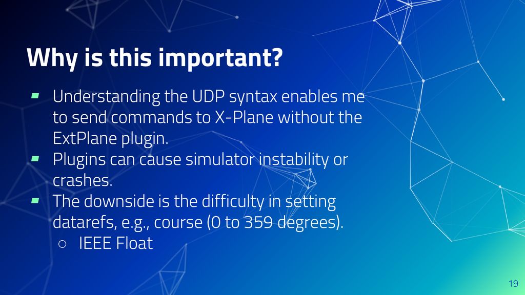 X-Plane Commands and Datarefs TCP vs. UDP - ppt download
