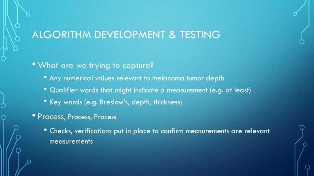 Text Mining for Data Quality Analysis of Melanoma Tumor Depth - ppt ...