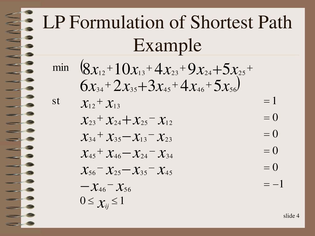 “Easy” Integer Programming Problems: Network Flow Problems - ppt download