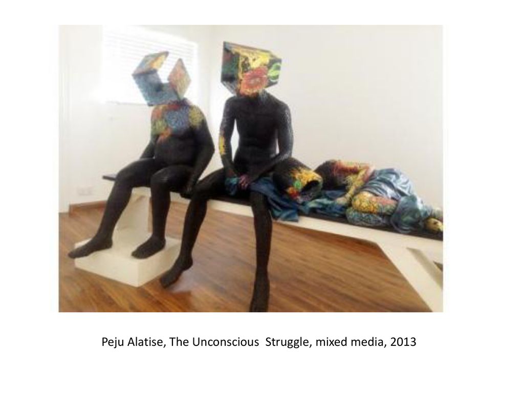 Peju Alatise, The Unconscious Struggle, mixed media, 2013