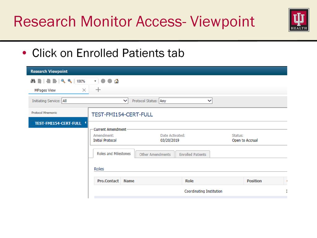 Research Monitor Access- Viewpoint