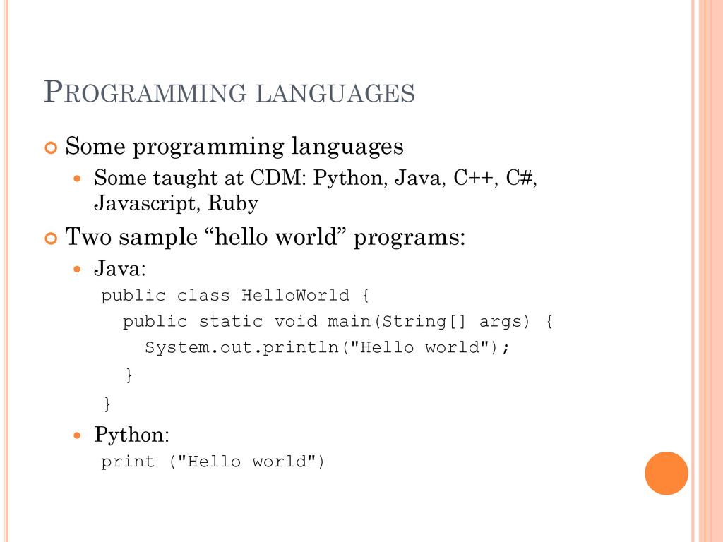 CSC 241: Introduction to Computer Science I - ppt download