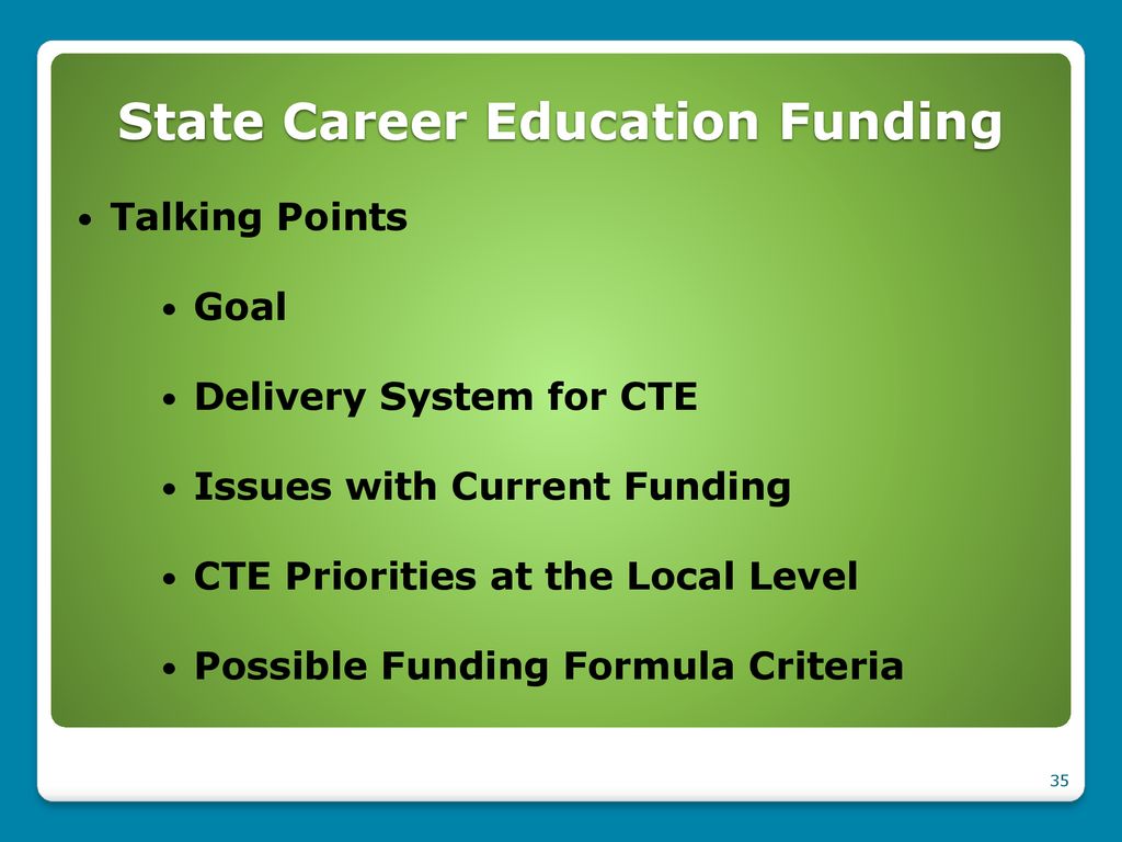 Career Education Finance Update - ppt download