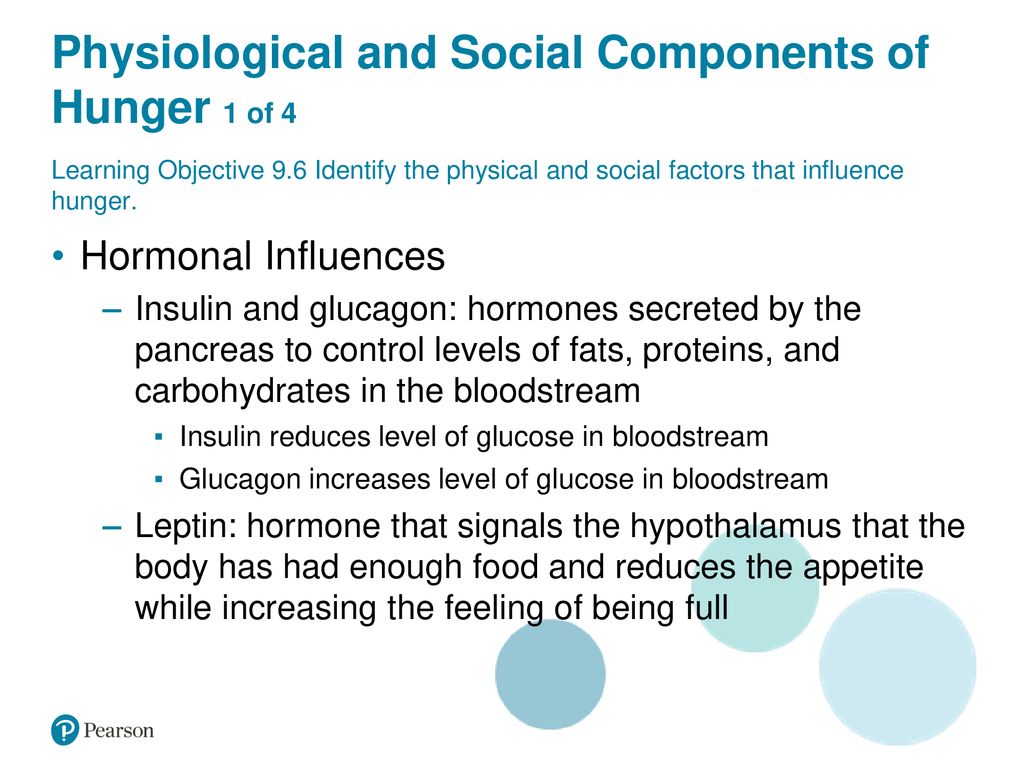 Physiological and Social Components of Hunger 1 of 4