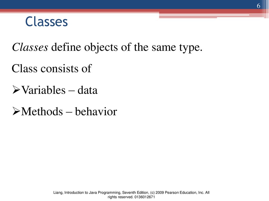 Chapter 7 Objects and Classes - ppt download