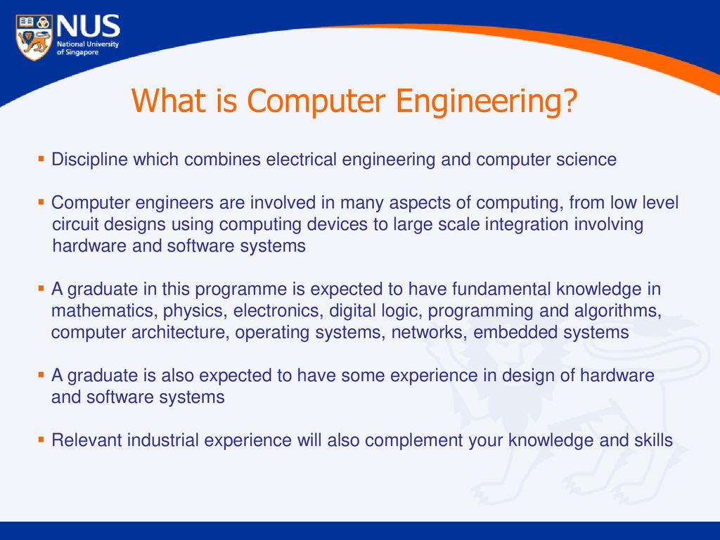 B.Eng. (Computer Engineering) - ppt download