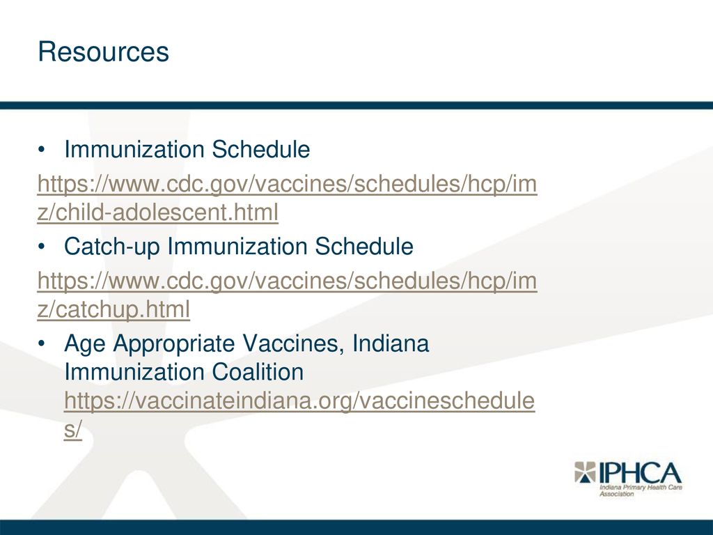 Focus on Quality Childhood Immunization and Catchup Workflow - ppt download