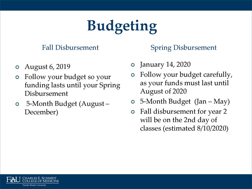 Charles E. Schmidt College of Medicine Medical Student Financial Aid