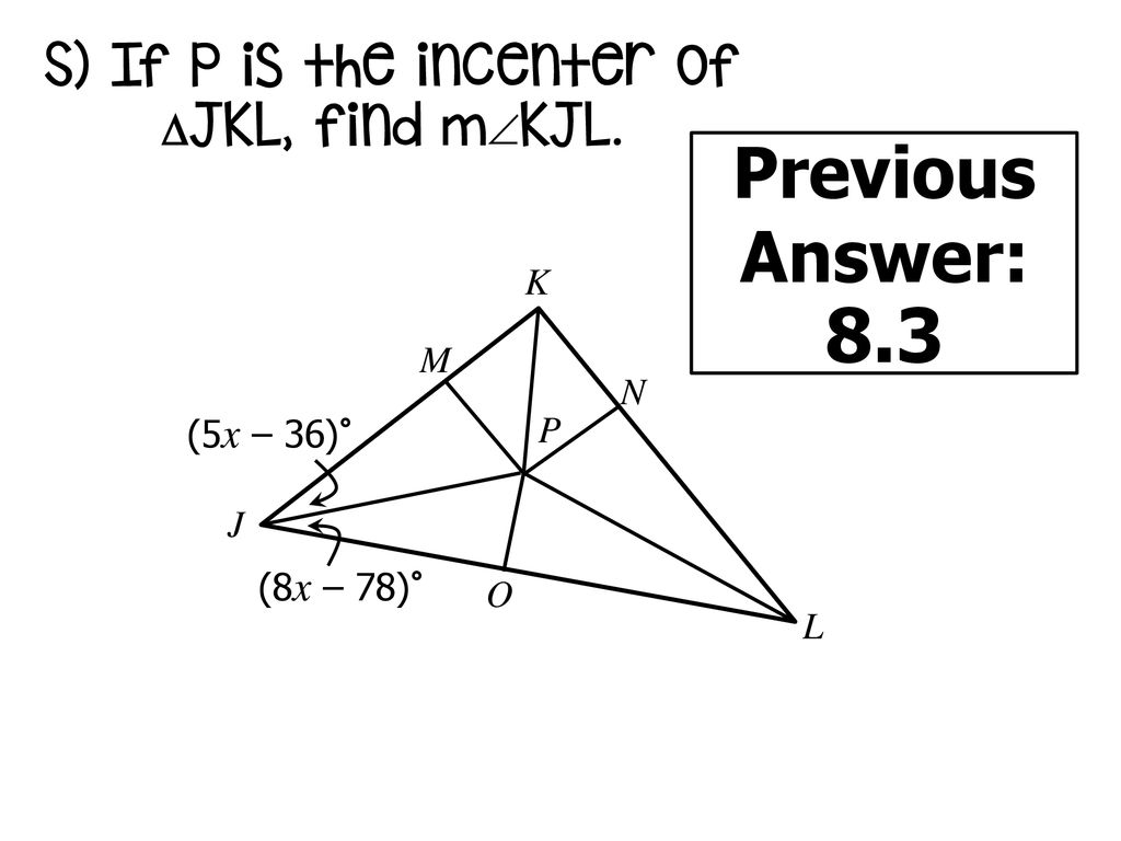 N If P Is The Circumcenter Of Abc Find Ppt Download