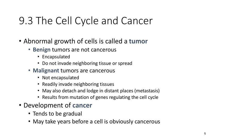 9.3 The Cell Cycle and Cancer Biology Diagrams