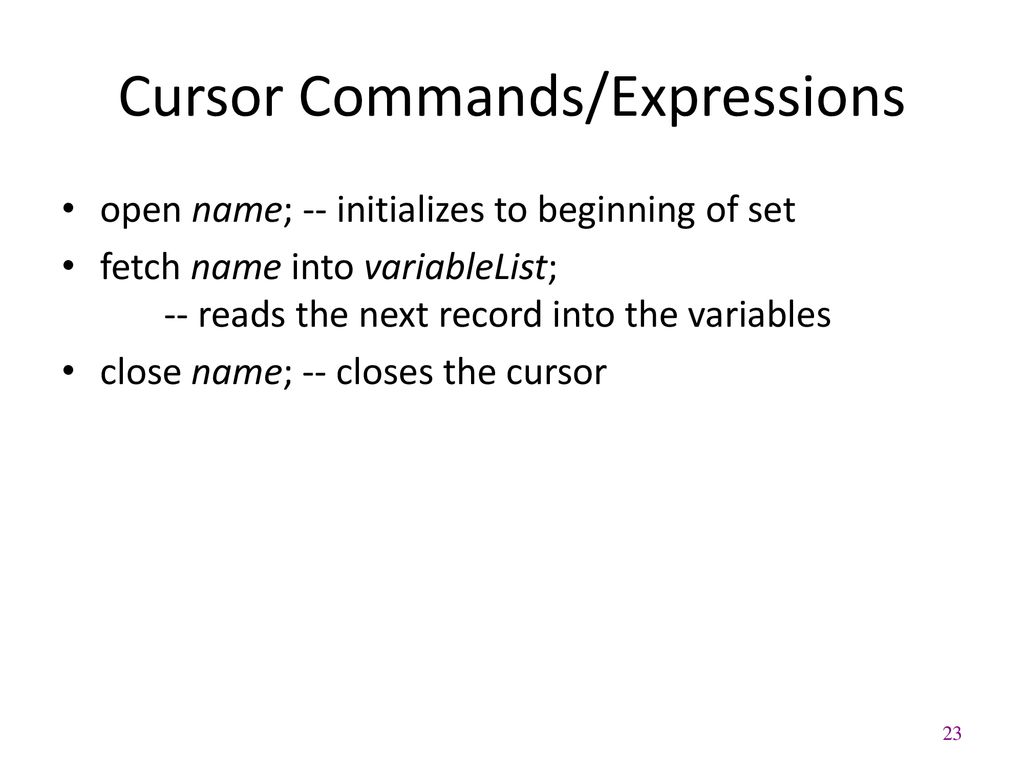 CSC 453 Database Systems Lecture - ppt download