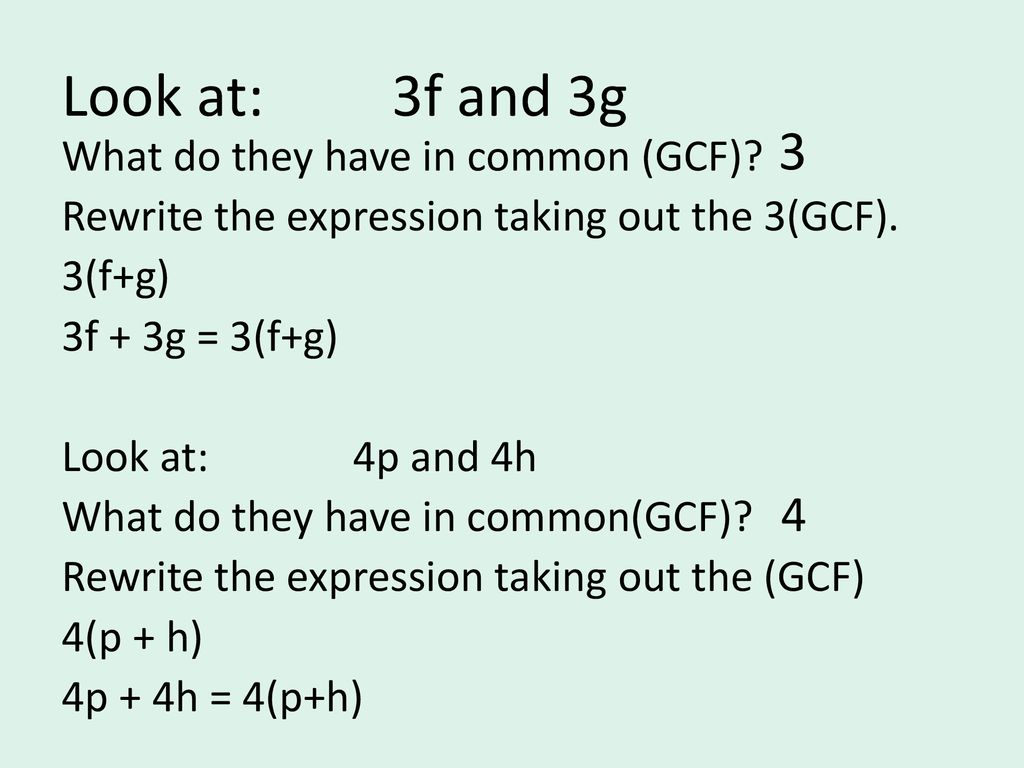 Distributing Expressions - ppt download