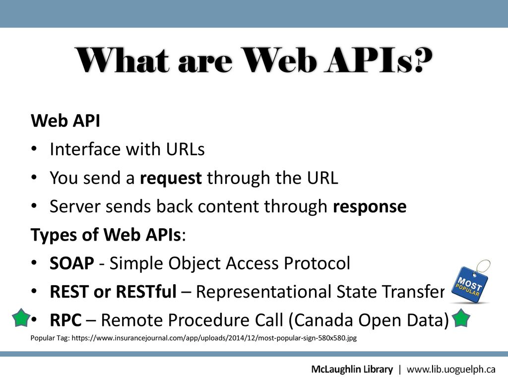 Accessing Canada's Open Data through APIs - ppt download