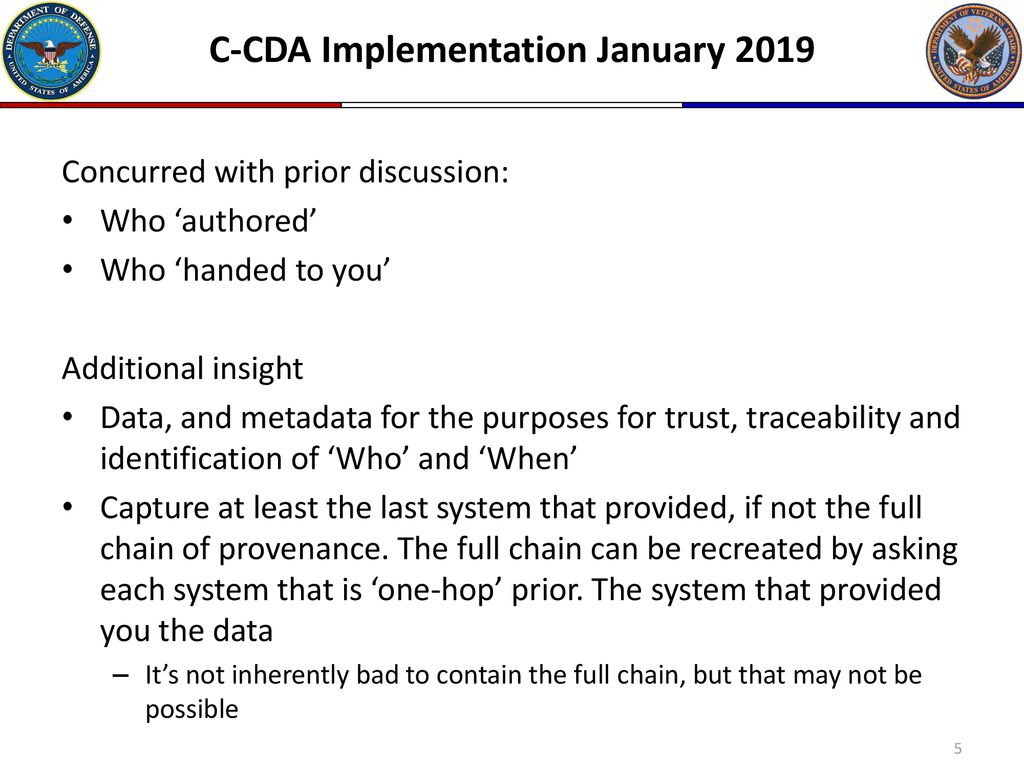 US Core Data for Interoperability (USCDI): Data Provenance IG - ppt ...