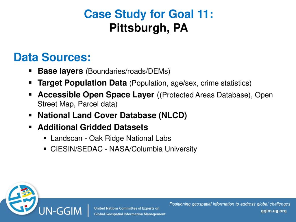 Case Study for Goal 11: Pittsburgh, PA