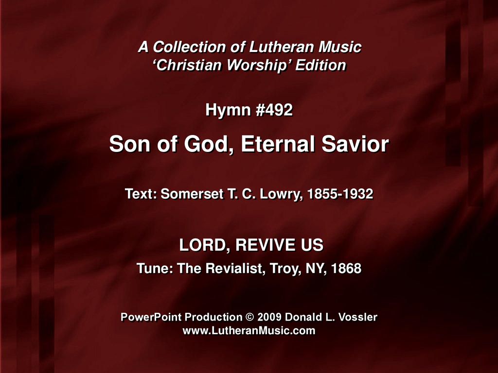 Son of God, Eternal Savior - ppt download