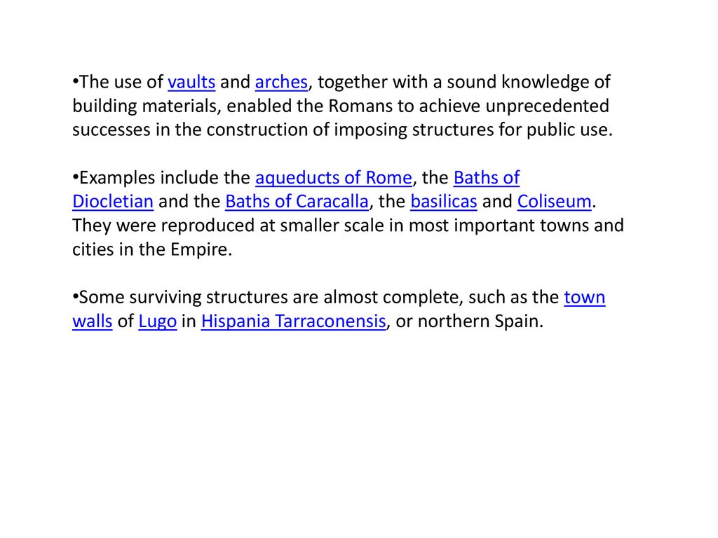 Ancient Roman Architecture - ppt download