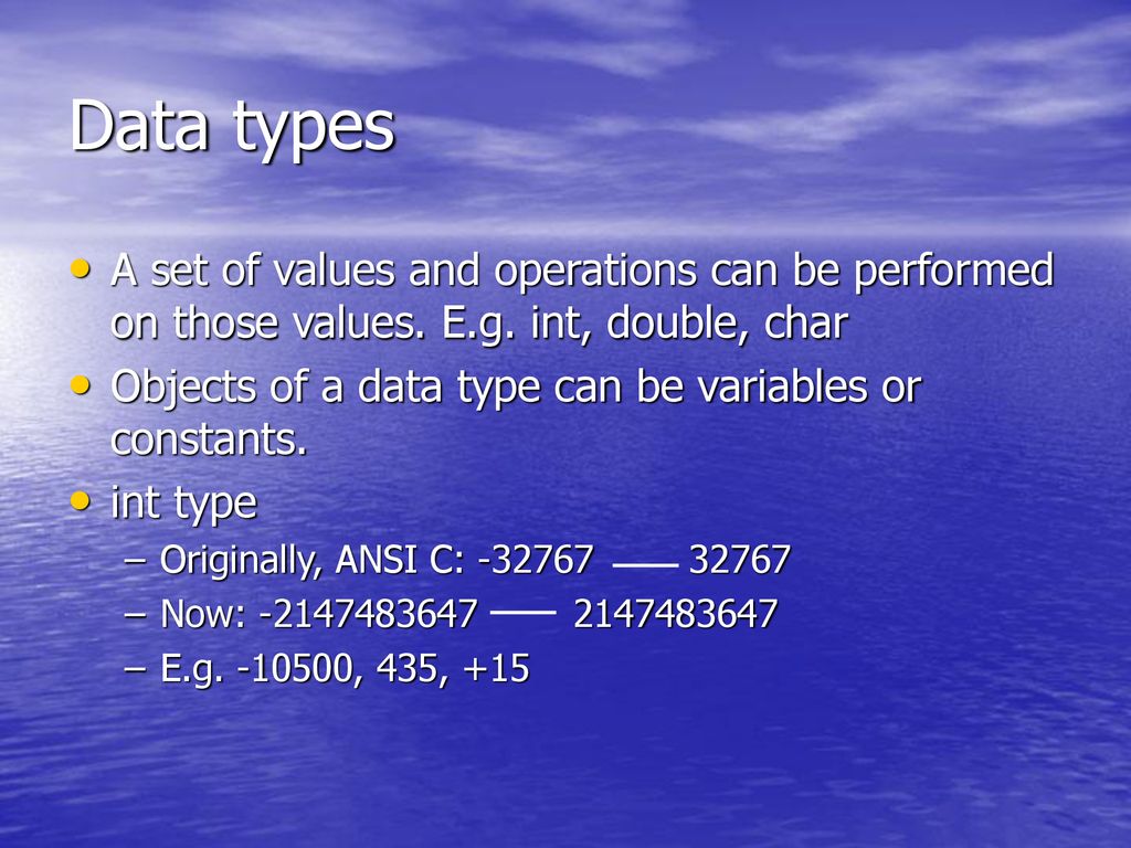 Computer Science II CS132/601* Lecture #C ppt download