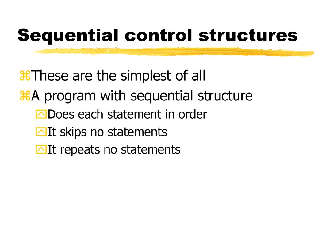 Control Structures. - ppt download
