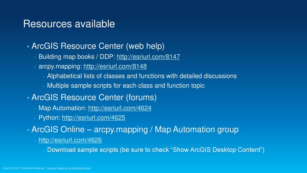 Desktop mapping building map books ppt download