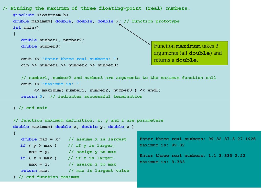 C++ PROGRAMMING SKILLS Part 3 User-Defined Functions - ppt download