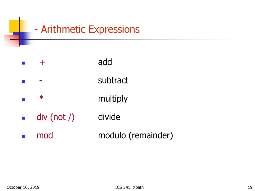 Xpath October 16, 2019 ICS 541: Xpath. - ppt download