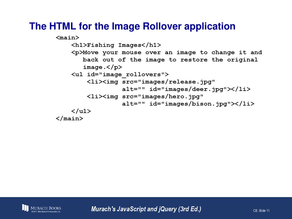 Murach's JavaScript and jQuery (3rd Ed.) - ppt download