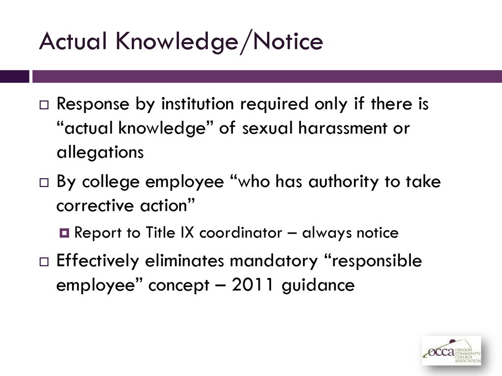 Title IX Proposed rules AN overview Erin Gould and Karen Smith ppt