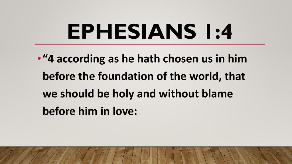 EPHESIANS 1:1-2 “1 Paul, an apostle of Jesus Christ by the will of God ...