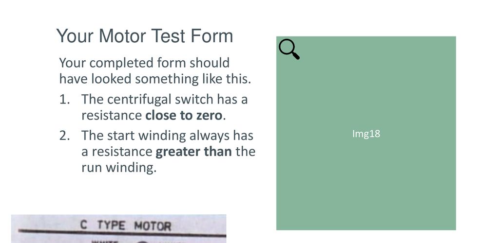 Topic 3 Testing Single Phase Motors Ppt Download
