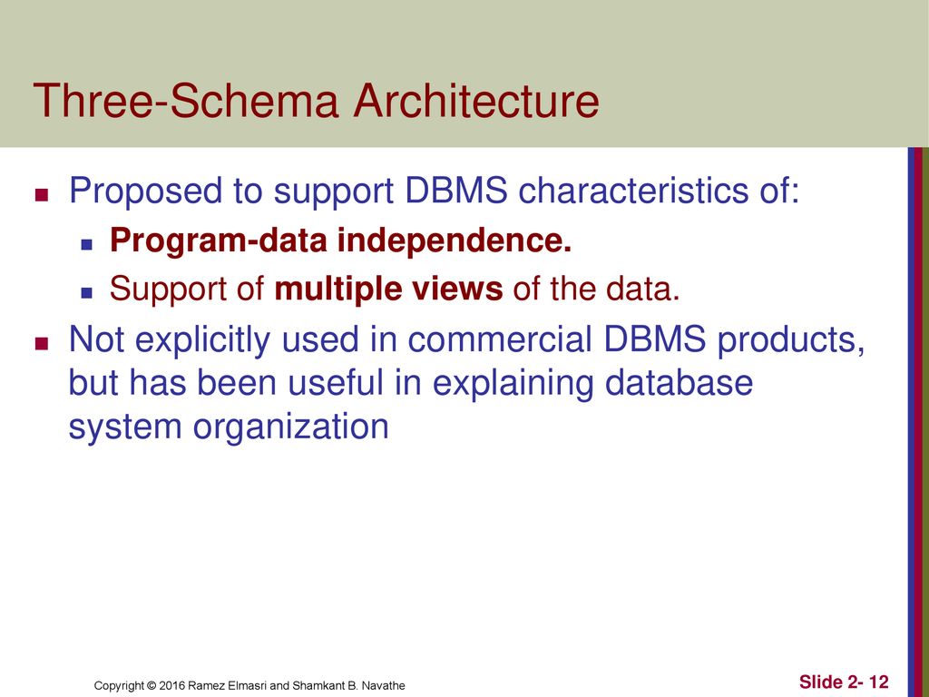 Database System Concepts and Architecture - ppt download