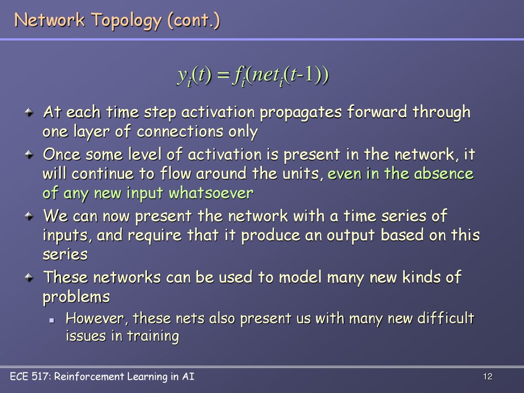 Network Topology (cont.)