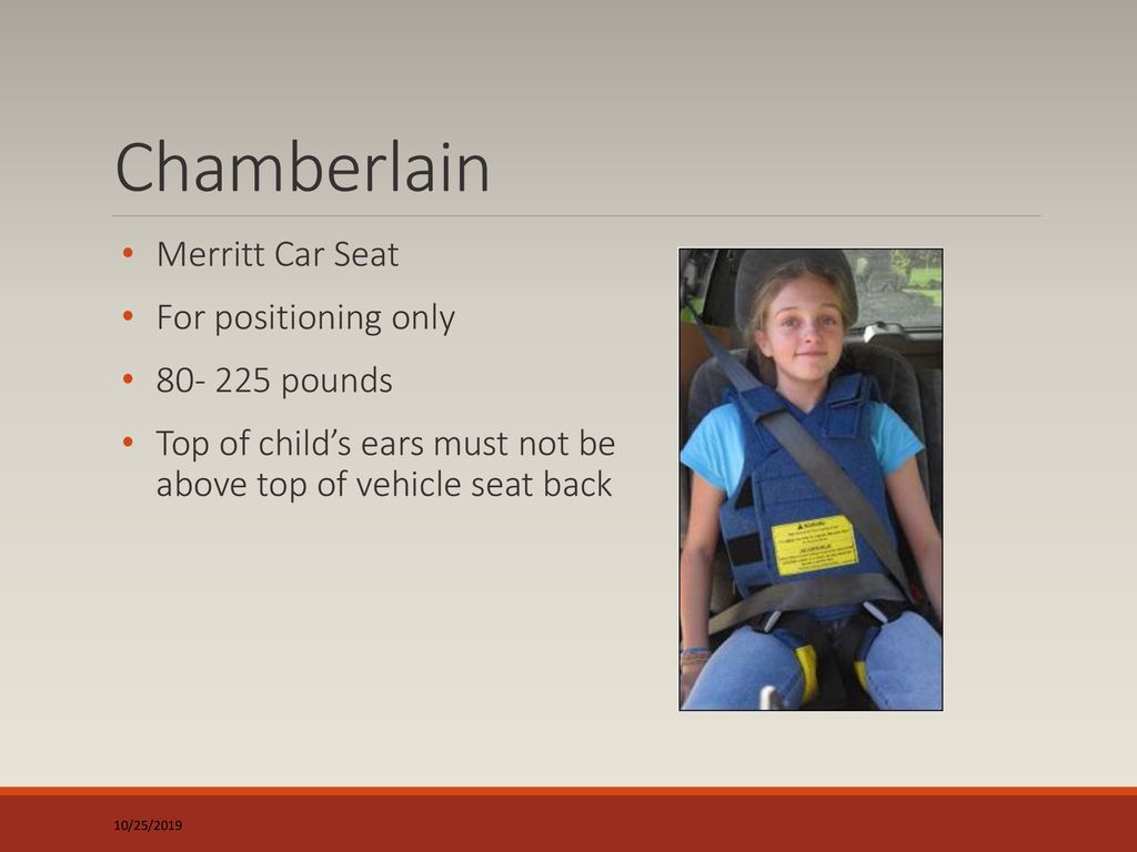 Chamberlain Car Seat - Merritt Car Seat