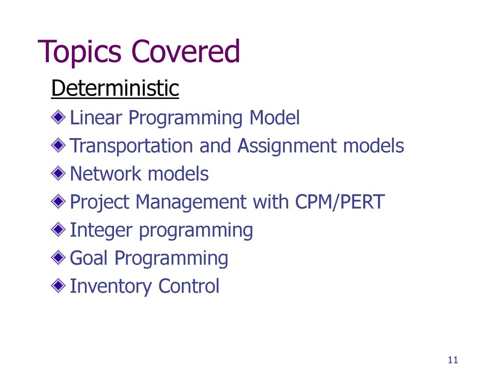 MSE 606A Engineering Operations Research - ppt download