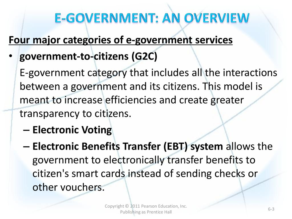 Chapter 6 Innovative Systems: From E-Government and E-Learning to C2C E ...