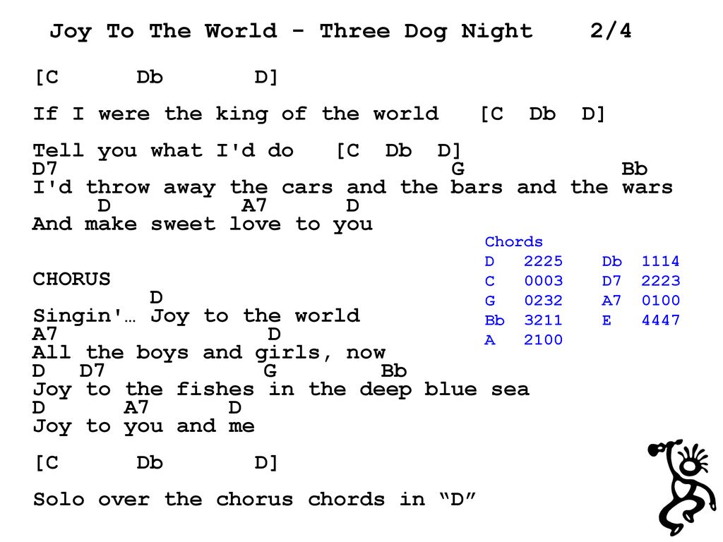 Joy To The World - Three Dog Night 1/4 - ppt download