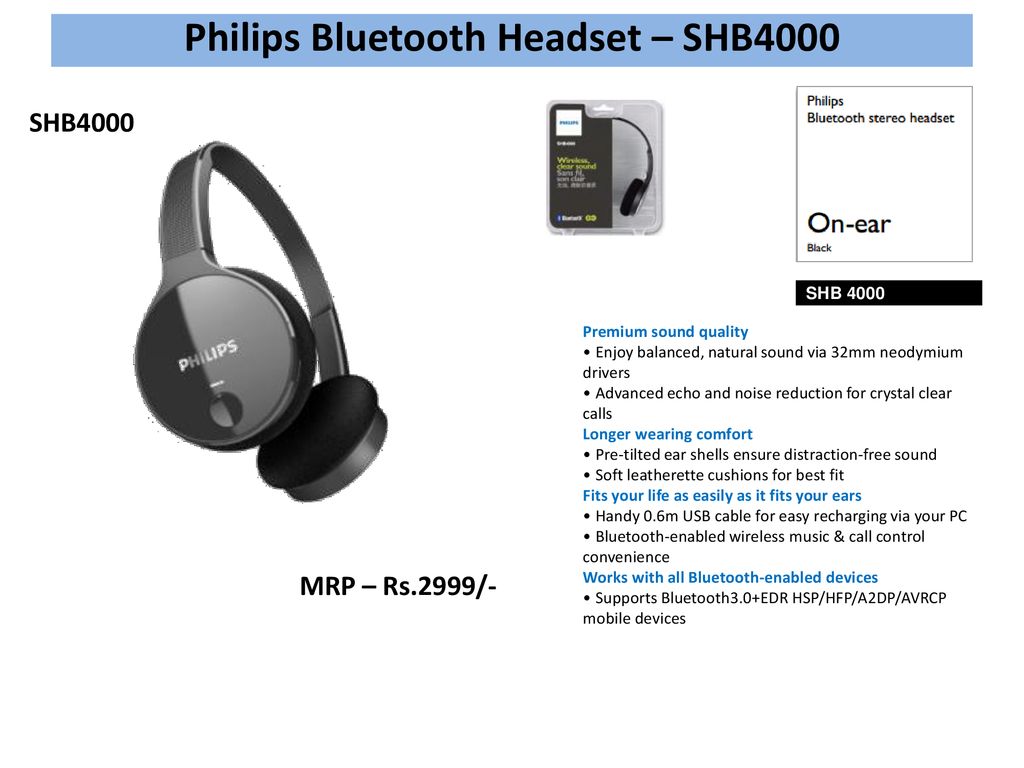 Philips Earbud Headphone – SBCHL ppt download