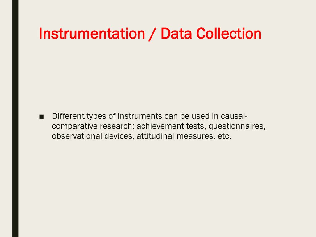 Causal comparative research design ppt download