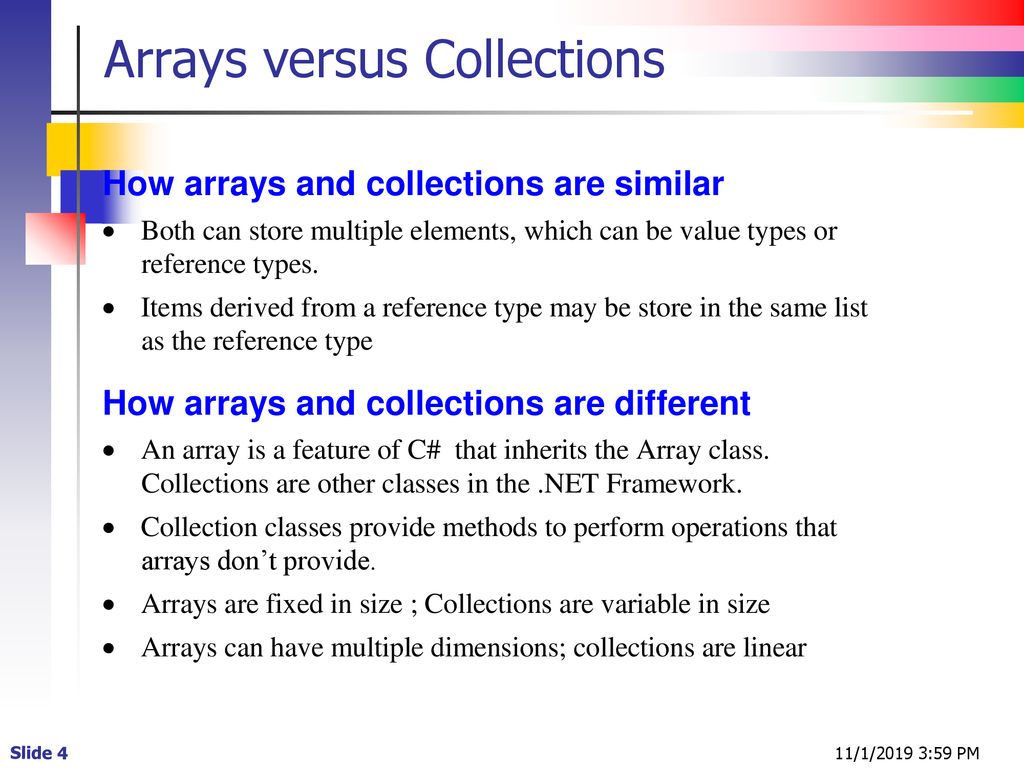 Lecture Set 9 Arrays, Collections, and Repetition - ppt download