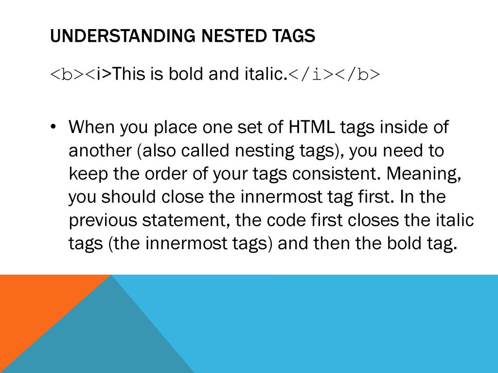 Getting Started with HTML - ppt download