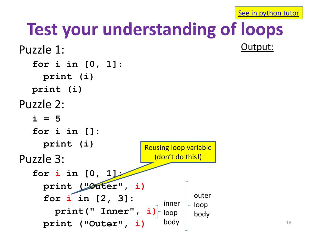 Control Flow: Loops UW CSE Ppt Download