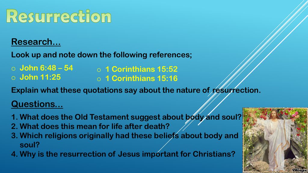 Resurrection Focus: What do Christians believe about resurrection ...