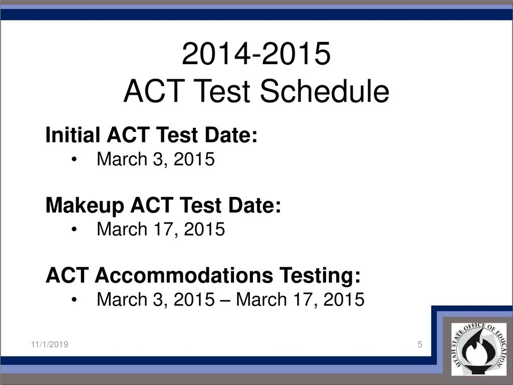 UT DAC Meeting Scott Kampmeier ACT UT Account Manager ppt download