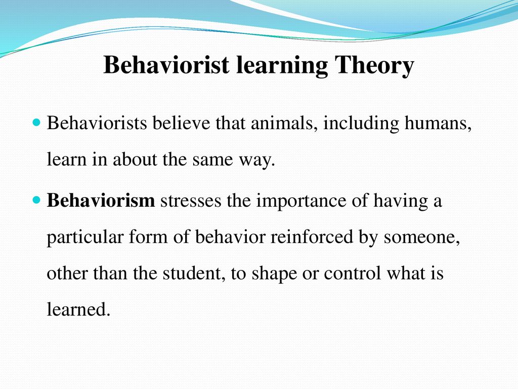 Learning Theories Abeer shaheen. - ppt download