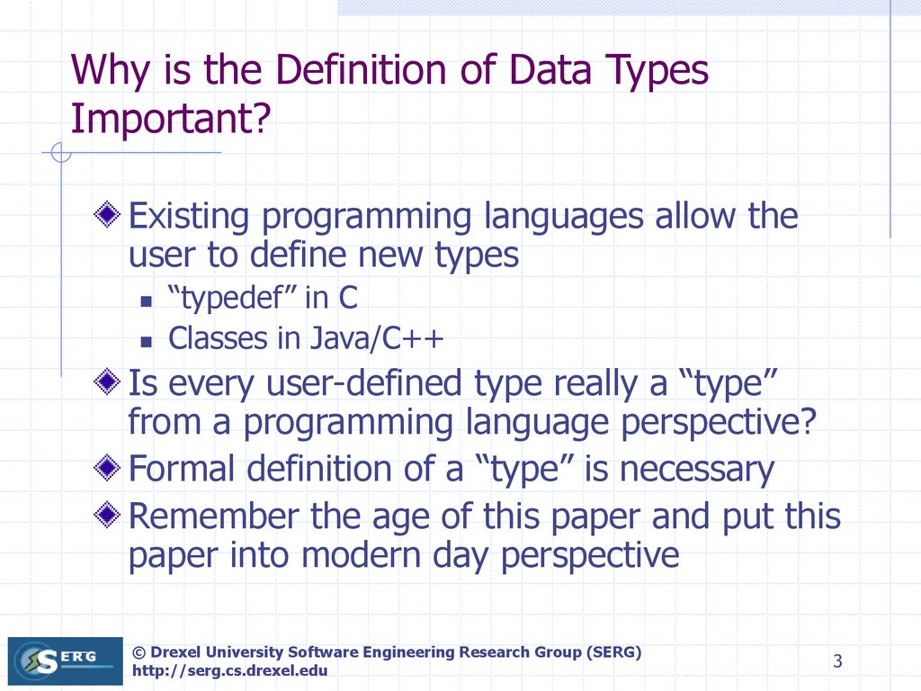 Abstract Types Defined As Classes Of Variables Ppt Download