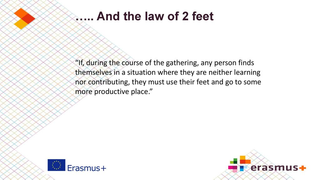 ….. And the law of 2 feet