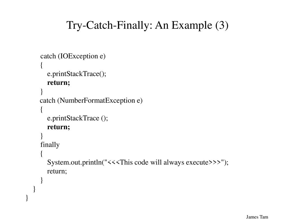 Java Exception Handling - ppt download